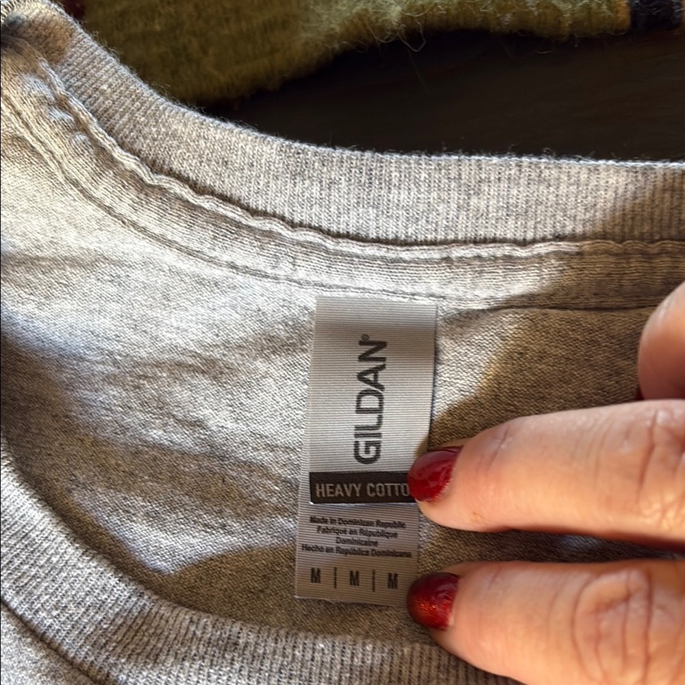 Gildan Gray Short Sleeve Tee - Picture 5 of 5